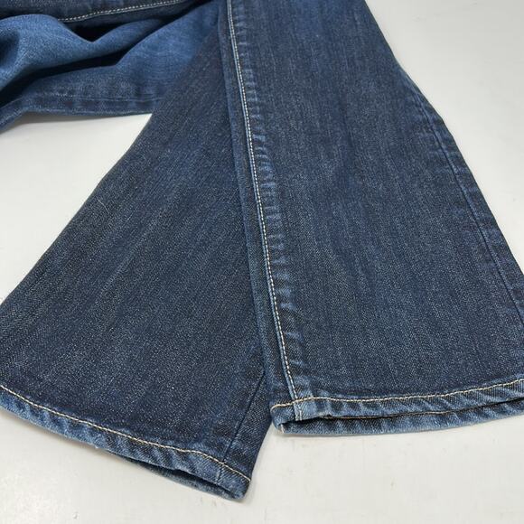 Paige Hidden Hills Dark Wash Boot Cut Premium Denim Jeans Size 26 - Picture 16 of 16